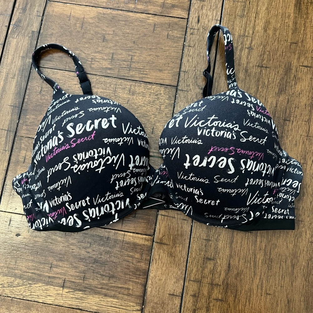 Victoria’s Secret Body Perfect Shape Logo Bra - 38C - Picture 2 of 5